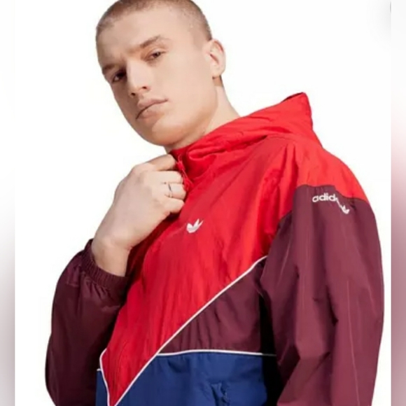 NWT Adidas Originals Adicolor Windbreaker Jacket Size L - Picture 3 of 11